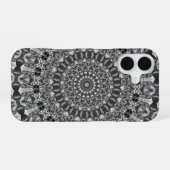 カレイドスコープスターグレー iPhone 16ケース (裏面横)