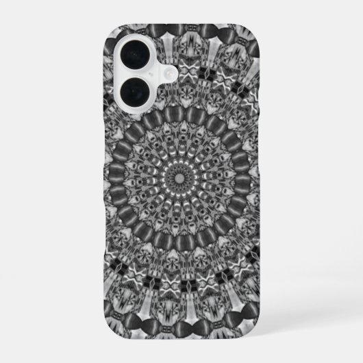 カレイドスコープスターグレー iPhone 16ケース (裏面)
