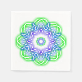 カレイドスコーププリント スタンダードカクテルナプキン