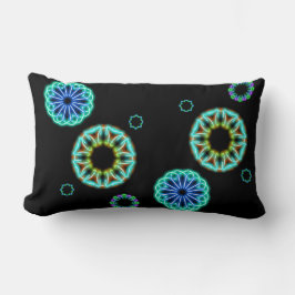カレイドスコーププリント ランバークッション