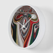 カレイドスコープ・クリスマス: フェスティブ ホーム デコレーション セット 壁時計 (傾斜)