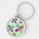 カレイドフラワーキーチェーン キーホルダー (正面)