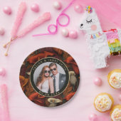 カレエレガントリリープレートのブライダルパーティ ペーパープレート (パーティー)