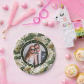 カレエレガントリリープレートズウェディングシャワーパー ペーパープレート (パーティー)