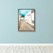 カレカバニレ絵を描スバイアルフレッドキツネ キャンバスプリント (インサイチュ (ウッドフロア))