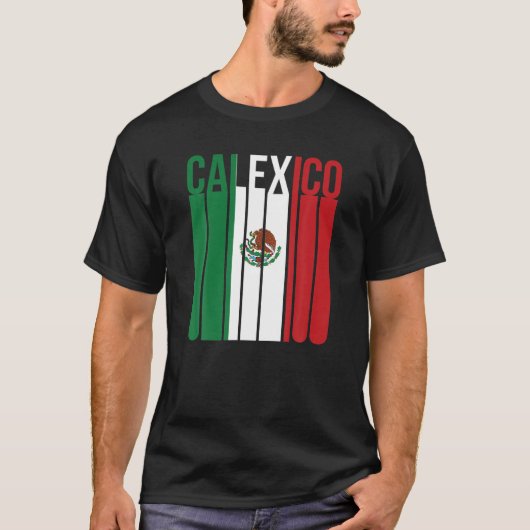 カレキシコカリフォルニアメキシコティフアナメキシカリシカン Tシャツ (正面)