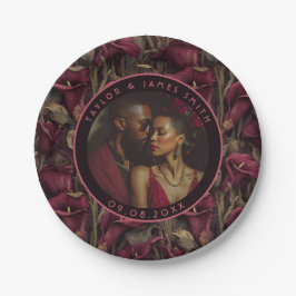 カレクールリリープレートブライダルシャワーパーティー ペーパープレート