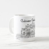カレザン城 スコットランド コーヒーマグカップ (正面左)