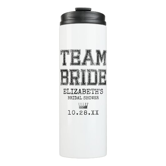 カレジタチームブライドブライダルシャワー タンブラー (正面)