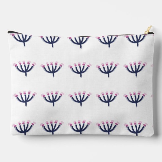 カレッかわいらしジカスタマイズミモサペンシルケースパウチ アクセサリーポーチ (裏面)