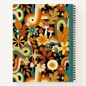 カレッジのルールドマッシュルームスパイラル組成 ノートブック (裏面)