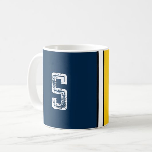 カレッジカラーズモノグラムコーヒーマグ コーヒーマグカップ (正面左)