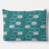 カレッジグリーンカスタマイズレトロペンシルケースポーチ アクセサリーポーチ (裏面)