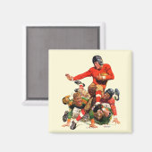 カレッジサッカー マグネット (正面/裏面)