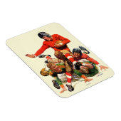 カレッジサッカー マグネット (右側)