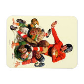 カレッジサッカー マグネット (横)