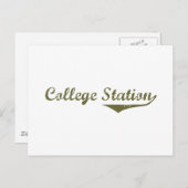 カレッジステーション革命Tシャツ ポストカード (正面/裏面)