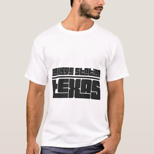 カレッジステーション – テキサス州 Tシャツ (正面)