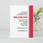 カレッジストライプ バー ミツバ祭 招待状 (スタンド正面)