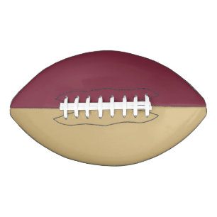 カレッジスポーツチームカラーズガーネット/金ゴールドサッカー アメリカンフットボール