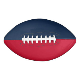 カレッジスポーツチームカラーズネイビーブルー/レッドサッカー アメリカンフットボール