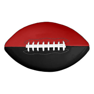カレッジスポーツチームカラーズレッド/ブラックサッカー アメリカンフットボール