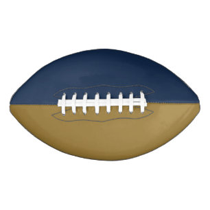 カレッジチームカラーズブルー/金ゴールドサッカー アメリカンフットボール