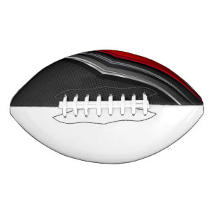 カレッジチームカラーズレッド/ブラック/ホワイトサッカー アメリカンフットボール