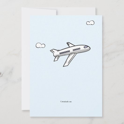 カレッジトランクパーティの招待状(男性) 招待状 (裏面)