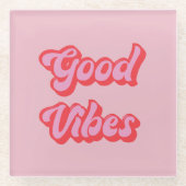 カレッジドルムデコール ガラスコースター (正面)