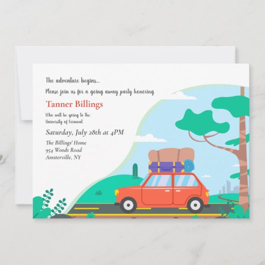 カレッジバウンド招待状 招待状 (正面)