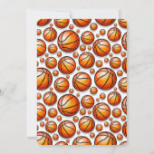 カレッジバスケットボールマーチャンマッドネスウォッチパーティー 招待状 (裏面)