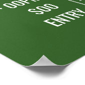 カレッジビールポン大会ロゴと写真を追加 ポスター (角)