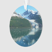 カレッジフィヨルドI美しいアラスカ写真 オーナメント (正面)