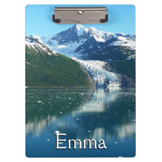 カレッジフィヨルドI美しいアラスカ写真 クリップボード (正面)
