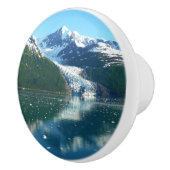 カレッジフィヨルドI美しいアラスカ写真 セラミックノブ (右)