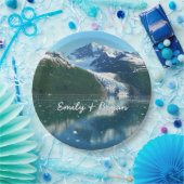 カレッジフィヨルドI美しいアラスカ写真 ペーパープレート (パーティー)