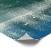 カレッジフィヨルドI美しいアラスカ写真 ポスター (角)