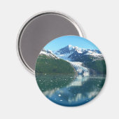 カレッジフィヨルドI美しいアラスカ写真 マグネット (正面/裏面)