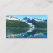 カレッジフィヨルドI美しいアラスカ写真 名刺 (裏面)