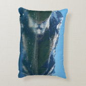 カレッジフィヨルドII美しいアラスカ写真 アクセントクッション (裏面(縦))