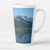 カレッジフィヨルドII美しいアラスカ写真 カフェラテマグ (右)