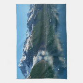 カレッジフィヨルドII美しいアラスカ写真 キッチンタオル (縦)