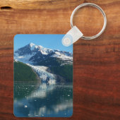 カレッジフィヨルドII美しいアラスカ写真 キーホルダー (裏面)