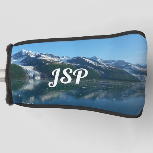 カレッジフィヨルドII美しいアラスカ写真 ゴルフヘッドカバー (正面)