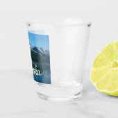 カレッジフィヨルドII美しいアラスカ写真 ショットグラス (右)