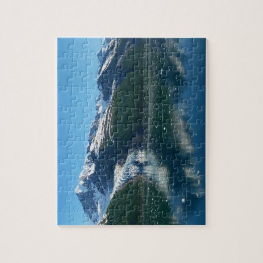 カレッジフィヨルドII美しいアラスカ写真 ジグソーパズル (縦)