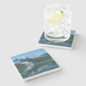 カレッジフィヨルドII美しいアラスカ写真 ストーンコースター (横)