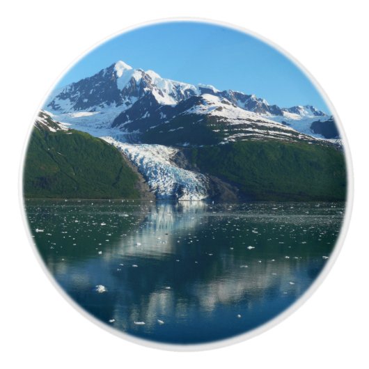 カレッジフィヨルドII美しいアラスカ写真 セラミックノブ (正面)