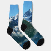 カレッジフィヨルドII美しいアラスカ写真 ソックス (右)